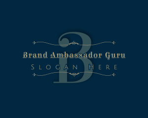 Luxurious Fashion Ornate Decoration logo design