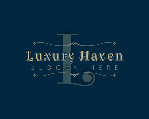 Luxurious Fashion Ornate Decoration logo design