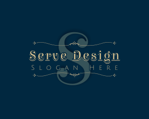 Luxurious Fashion Ornate Decoration logo design