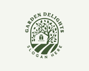 Tree Garden Farm logo design