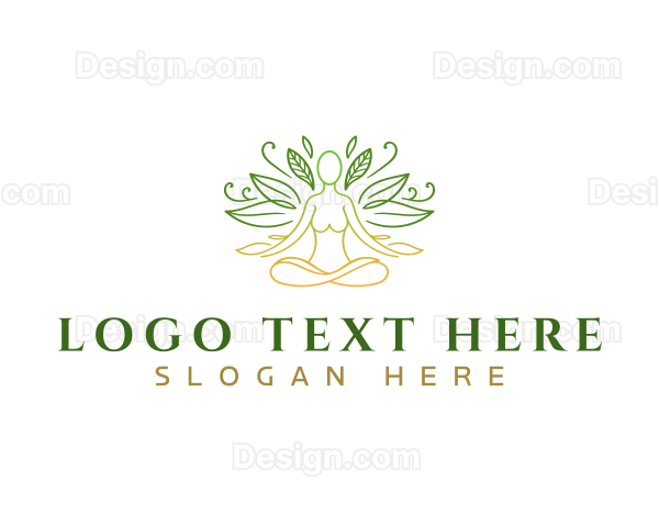 Meditation Yoga Nature Logo