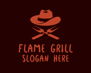 Cowboy Grill Fork logo