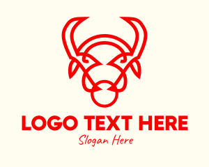 Red Horn Bull logo