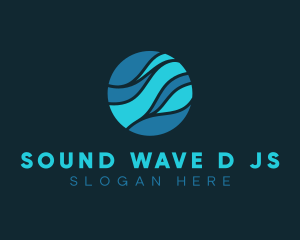 Professional Digital Wave logo design