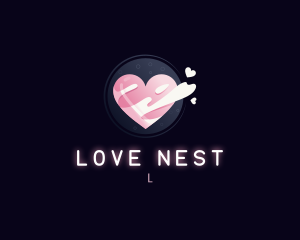 Lovely Adorable Heart logo design