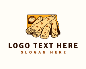 North Dakota Lefse Food  logo