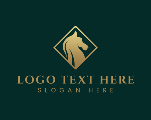 Luxury Stallion Horse logo