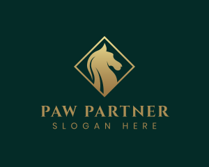 Luxury Stallion Horse logo design