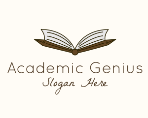  Academic Pen Book logo design