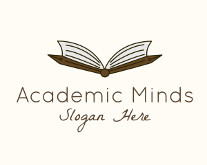  Academic Pen Book logo design