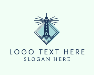 Nautical Lighthouse Ocean logo