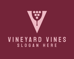 Abstract Grape Wine  logo