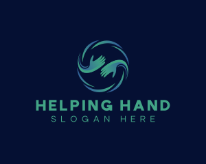 Hand Social Welfare Charity logo design