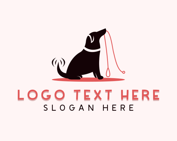 Dog Leash logo example 1