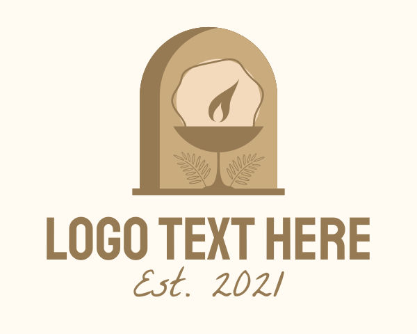 Candle logo example 2