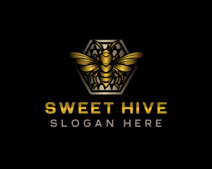 Bee Sting Hive logo design