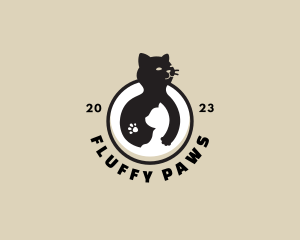 Cat Mother Kitten logo design