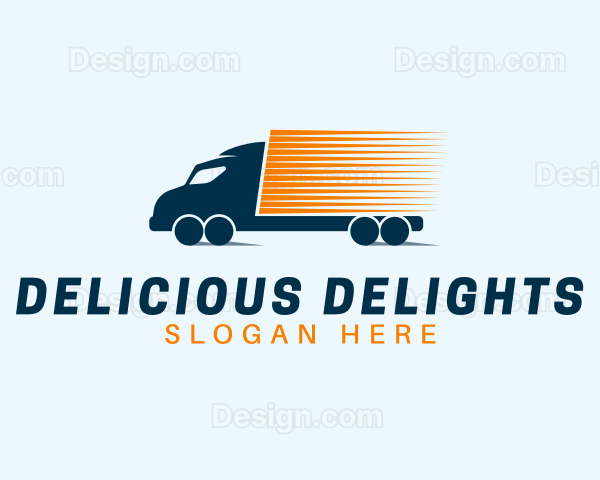 Express Delivery Truck Logo