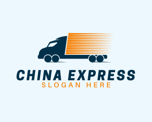 Express Delivery Truck logo design