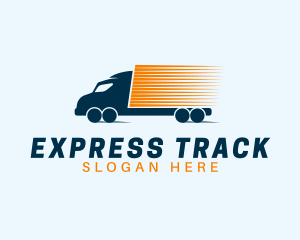 Express Delivery Truck logo design