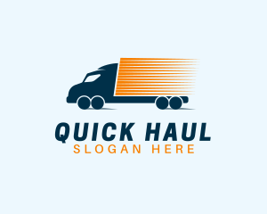 Express Delivery Truck logo design