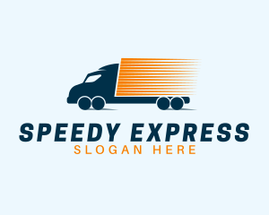 Express Delivery Truck logo design