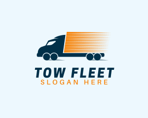 Express Delivery Truck logo design