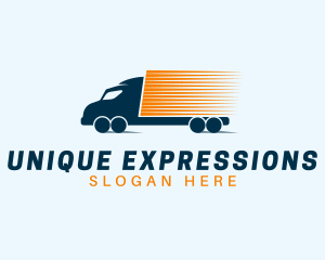 Express Delivery Truck logo design