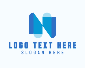 Professional Brand Letter N logo