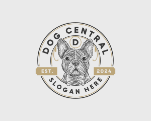 Dog Bulldog Pet logo design