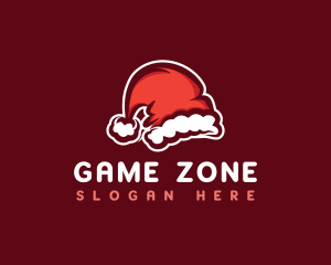 Christmas Santa Hat Logo