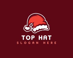 Christmas Santa Hat logo design