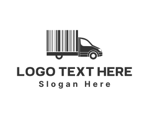 Delivery Truck Barcode logo