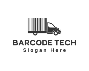 Delivery Truck Barcode logo