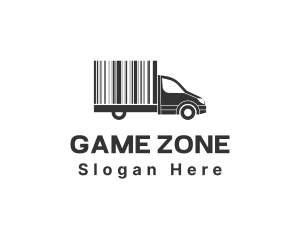Delivery Truck Barcode logo