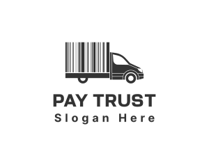 Delivery Truck Barcode logo