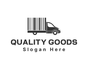 Delivery Truck Barcode logo