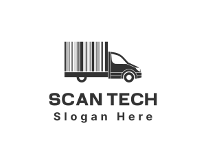 Delivery Truck Barcode logo