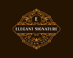 Luxury Ornamental Royalty logo design