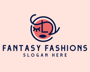 Makeup Fashion Stylist  logo design