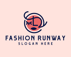 Makeup Fashion Stylist  logo design