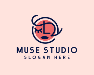 Makeup Fashion Stylist  logo design