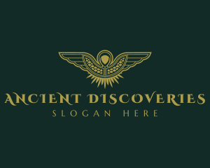 Egyptian Ancient Wings logo design