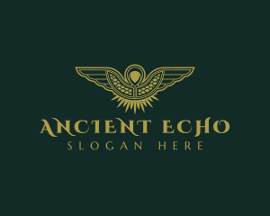 Egyptian Ancient Wings logo design