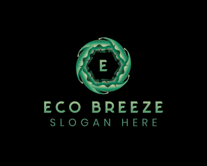 Eco Leaf Plant logo design