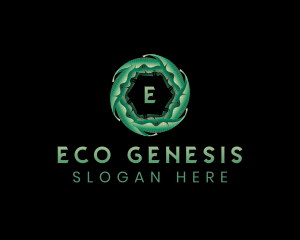 Eco Leaf Plant logo design