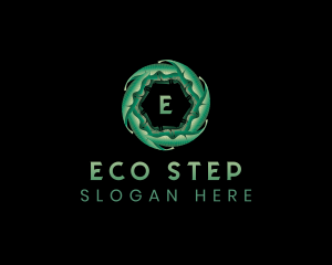 Eco Leaf Plant logo design