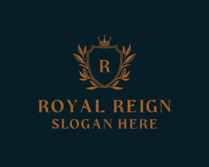 Royal Crown Shield logo design