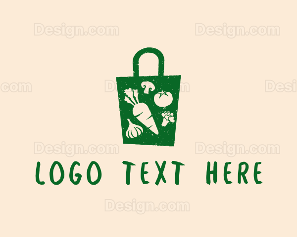 Vegetable Market Bag Logo