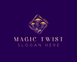 Mystical Mushroom Fungus logo design